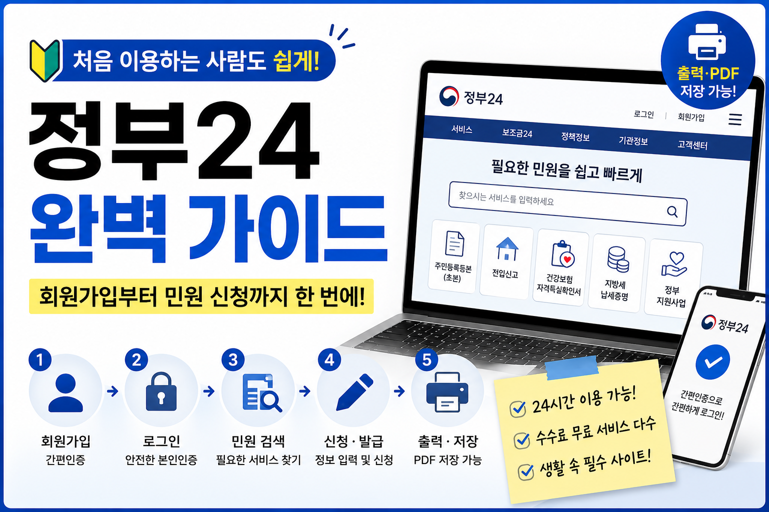 정부24 가이드